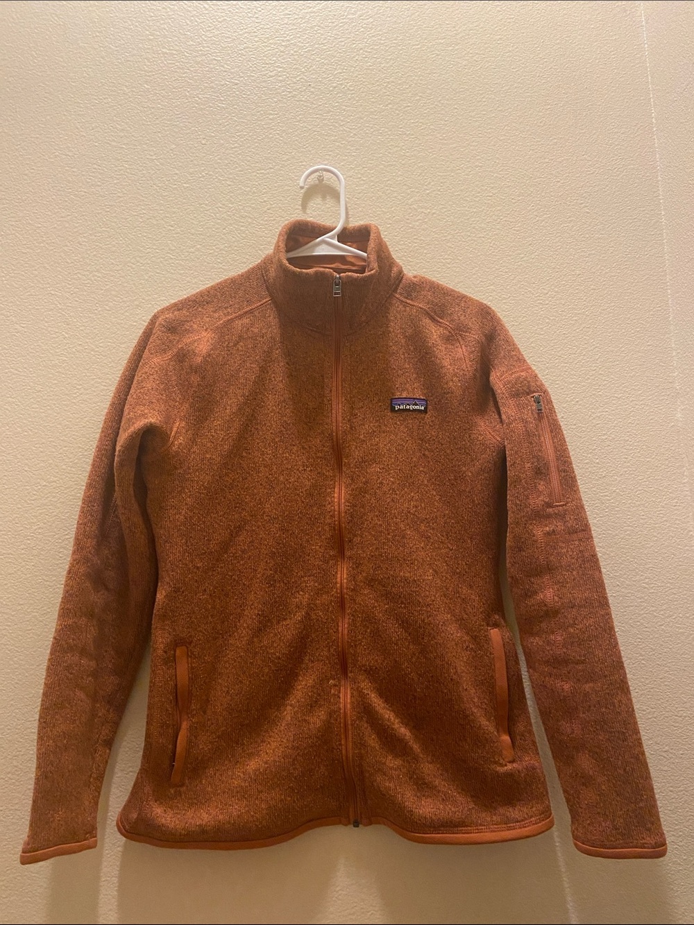 Patagonia Women's Full-Zip better sweater Fleece Jacket - Burnt Orange size M